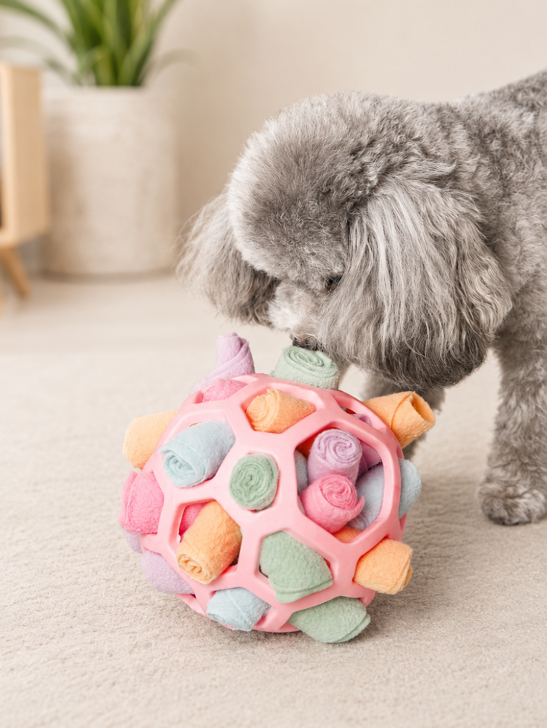 Interactive Snuffle Ball Dog Toy