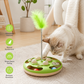 Interactive Cat Puzzle Feeder & Feather Toy