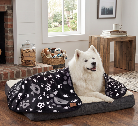 Small To Medium Premium Pet Blanket - Black