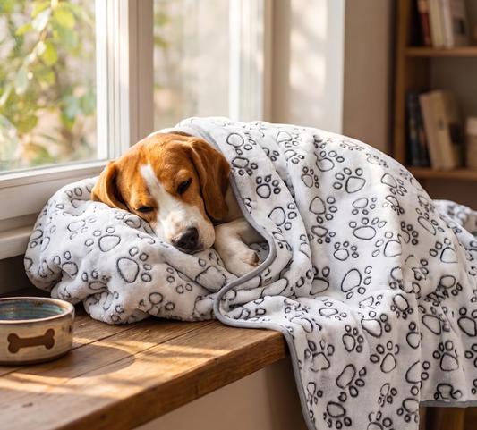 Small To Medium Premium Pet Blanket - Grey