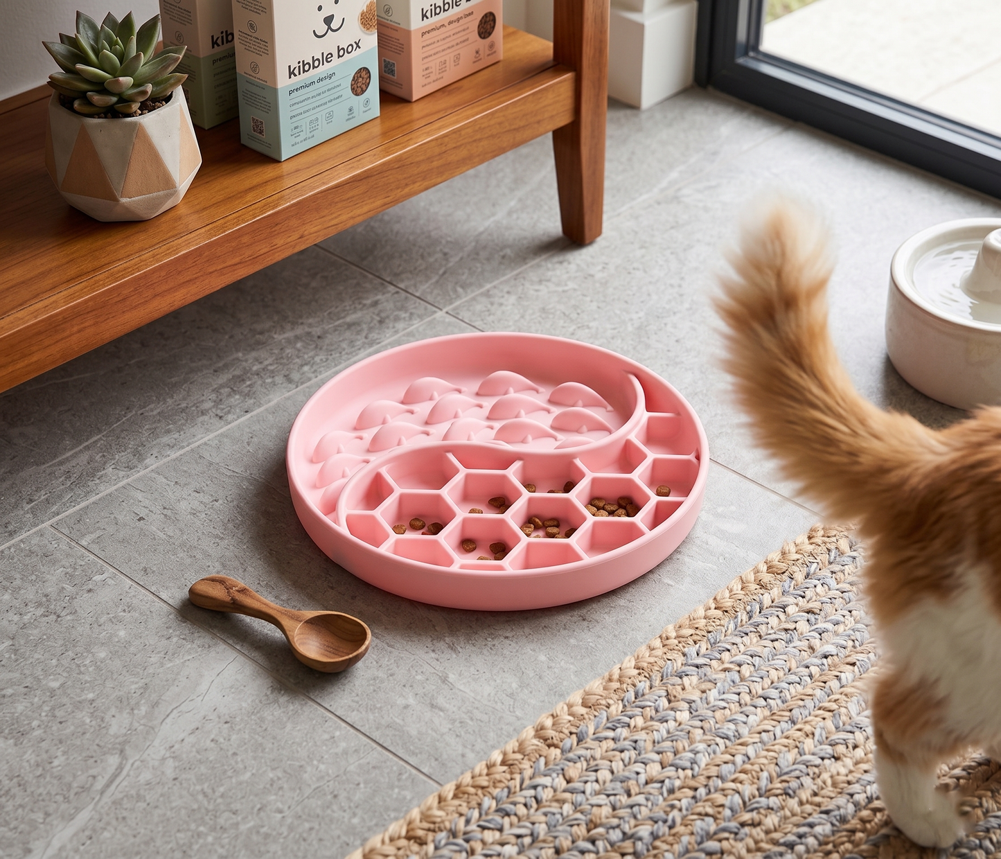 Honeycomb Silicone Slow Feeder
